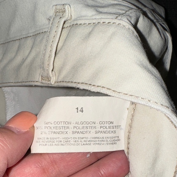 Gloria Vanderbilt Cream Jeans/Pants size 14 - Picture 5 of 7